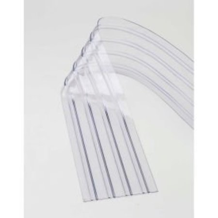 TMI Replacement 12" x 7' Scratch Resistant Ribbed Clear Strip for Strip Curtains 000-786CP15